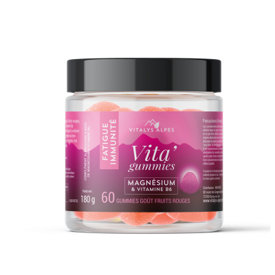 Délicieuse gummies vitalité au magnésium