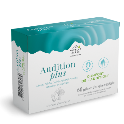 Complément alimentaire Audition Plus pour le confort auditif