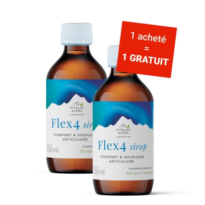 Flex 4 sirop pour soulager les douleurs et les inflammations articulaires